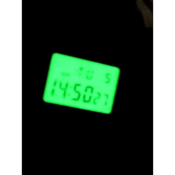 Casio Women's Watch Baby-G BG-301 Quartz Digital Yellow Green Vintage 1455 39mm - Picture 7 of 14